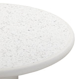 Billy 54" Concrete Terrazzo Indoor/Outdoor Dining Table by TOV Furniture at Eve Furniture