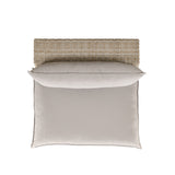 Cali Performance Fabric & Wicker Outdoor Armless Chair by TOV Furniture at Eve Furniture