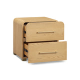 Marissa 22" Ash 2-Drawer Nightstand by TOV Furniture at Eve Furniture