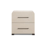 Marissa 22" Ash 2-Drawer Nightstand by TOV Furniture at Eve Furniture