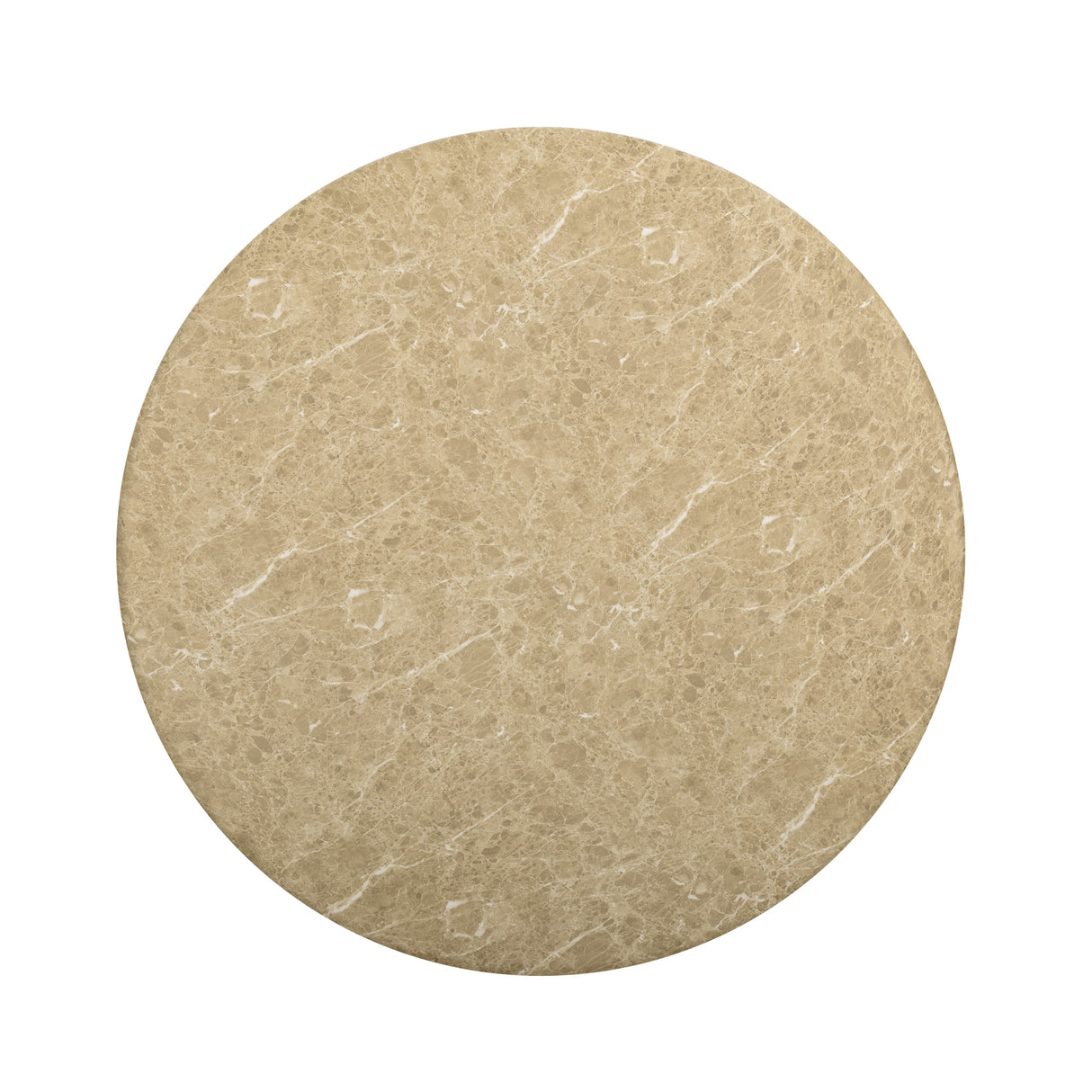 Cynthia 54" Light Emperador Faux Marble Indoor/Outdoor Dining Table by TOV Furniture at Eve Furniture