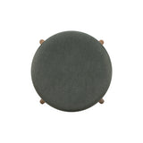 Oodle Green Performance Vegan Mohair Light Walnut Counter Stool by TOV Furniture at Eve Furniture