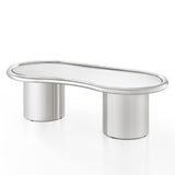 Sorya 51" Chrome Coffee Table by TOV Furniture at Eve Furniture