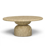 Cynthia 36" Light Emperador Faux Marble Indoor/Outdoor Coffee Table by TOV Furniture at Eve Furniture