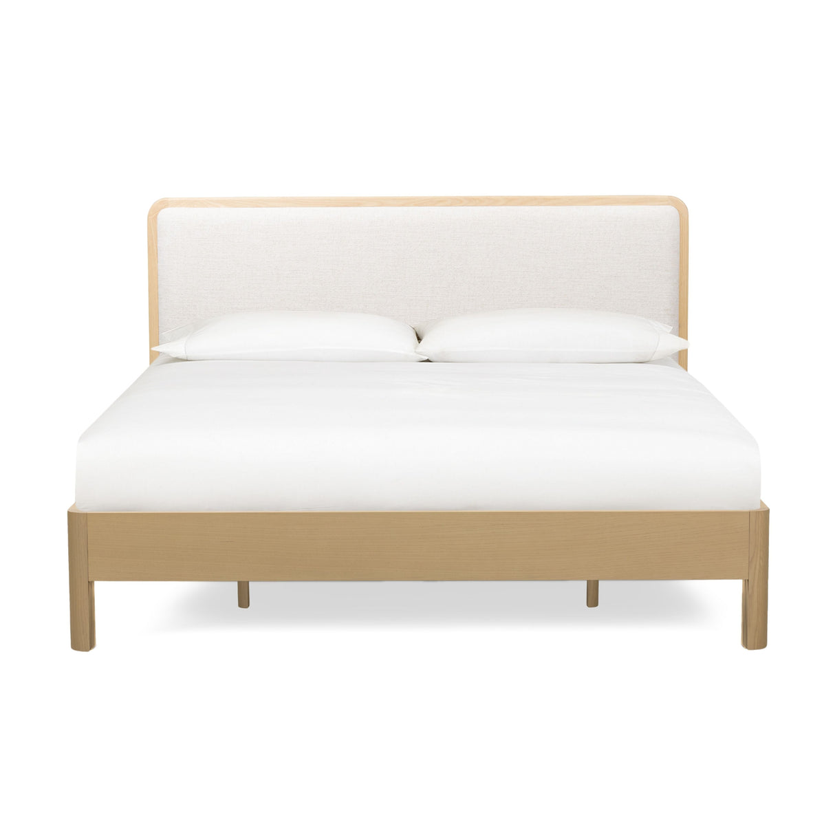 Rafaelle Natural Solid Ash King Bed by TOV Furniture at Eve Furniture