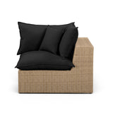 Cali Performance Fabric & Wicker Outdoor Corner Chair by TOV Furniture at Eve Furniture