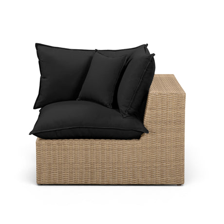 Cali Performance Fabric & Wicker Outdoor Corner Chair by TOV Furniture at Eve Furniture