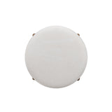 Oodle Cream Performance Vegan Mohair Light Walnut Bar Stool by TOV Furniture at Eve Furniture