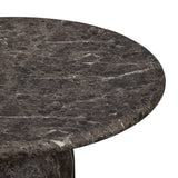 Cynthia 36" Dark Emperador Faux Marble Indoor/Outdoor Coffee Table by TOV Furniture at Eve Furniture