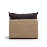 Cali Performance Fabric & Wicker Outdoor Armless Chair by TOV Furniture at Eve Furniture