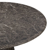 Cynthia 54" Dark Emperador Faux Marble Indoor/Outdoor Dining Table by TOV Furniture at Eve Furniture