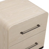 Marissa 22" Ash 2-Drawer Nightstand by TOV Furniture at Eve Furniture