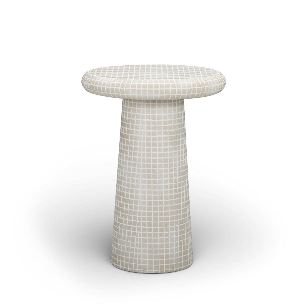 Monica Tiled Pattern Indoor/Outdoor Side Table by TOV Furniture at Eve Furniture