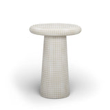 Monica Tiled Pattern Indoor/Outdoor Side Table by TOV Furniture at Eve Furniture