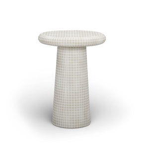 Monica Tiled Pattern Indoor/Outdoor Side Table by TOV Furniture at Eve Furniture