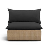 Cali Performance Fabric & Wicker Outdoor Armless Chair by TOV Furniture at Eve Furniture