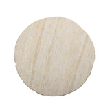Roxanne Faux Travertine Indoor/Outdoor Concrete Side Table by TOV Furniture at Eve Furniture