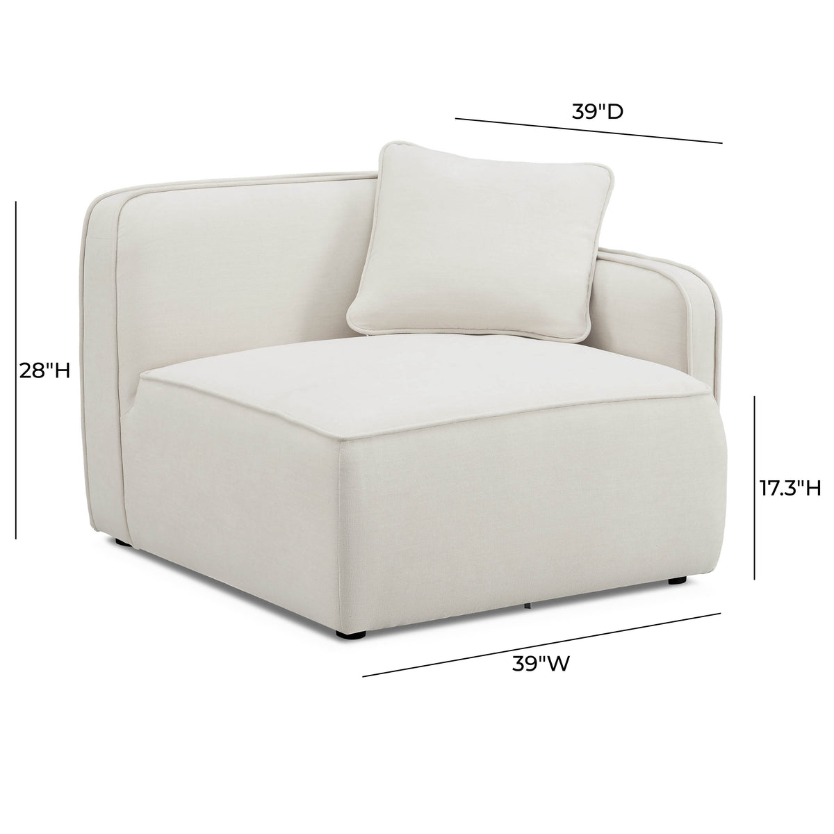 Travie Modular Corner Armchair