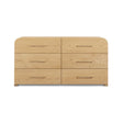 Marissa 62" Ash 6-Drawer Dresser by TOV Furniture at Eve Furniture