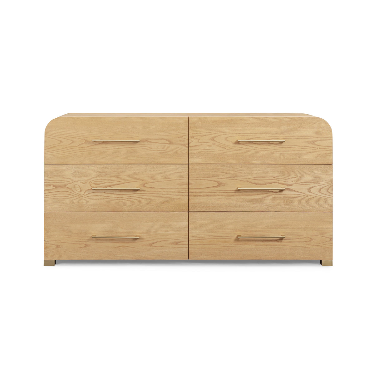 Marissa 62" Ash 6-Drawer Dresser by TOV Furniture at Eve Furniture