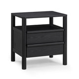 Tyra 22" Black Ash Nightstand