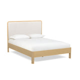 Rafaelle Natural Solid Ash Queen Bed by TOV Furniture at Eve Furniture