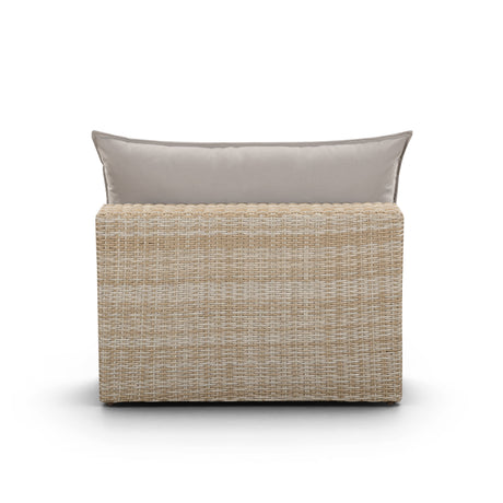 Cali Performance Fabric & Wicker Outdoor Armless Chair by TOV Furniture at Eve Furniture