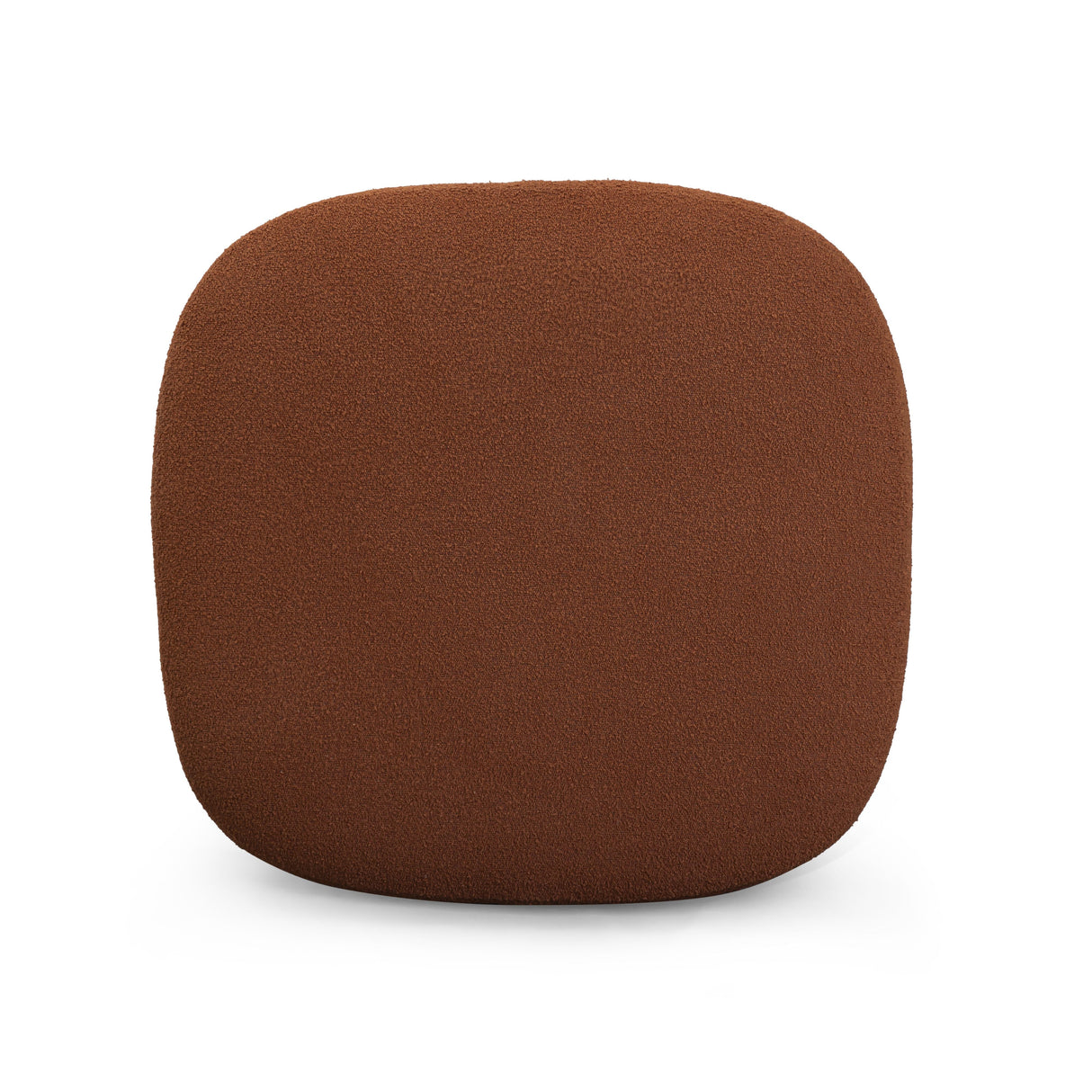 Domina Autumn Red Boucle Ottoman by TOV Furniture at Eve Furniture