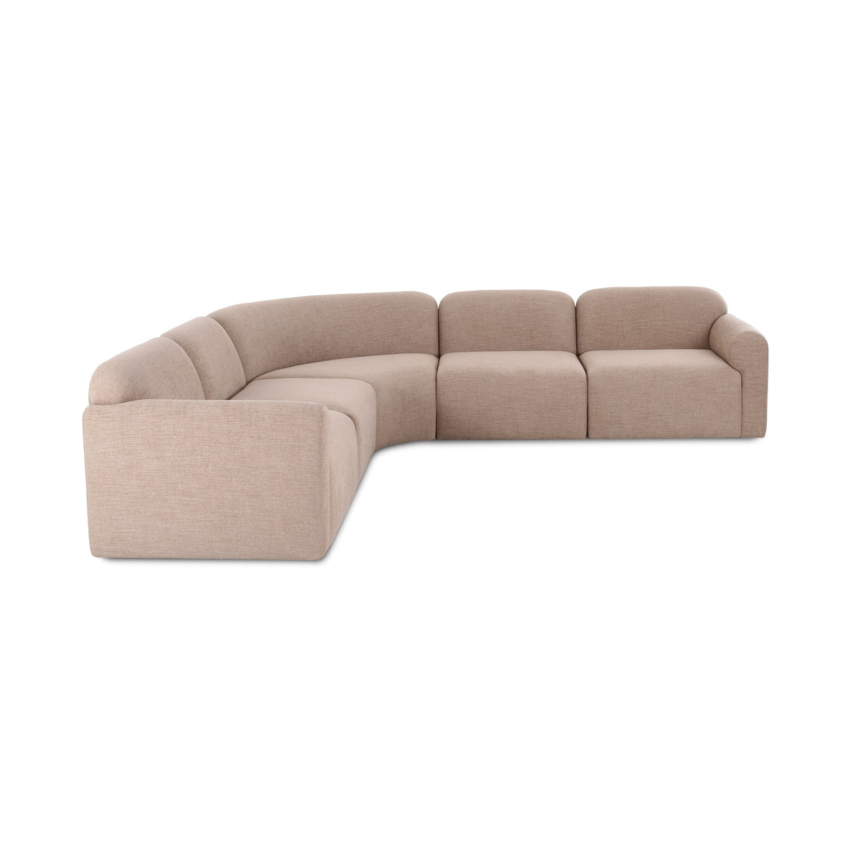 Gorge 5-Piece Modular Corner Sectional by TOV Furniture at Eve Furniture