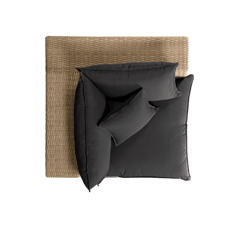 Cali Performance Fabric & Wicker Outdoor Corner Chair by TOV Furniture at Eve Furniture