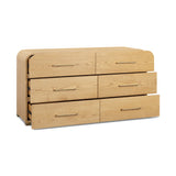 Marissa 62" Ash 6-Drawer Dresser by TOV Furniture at Eve Furniture