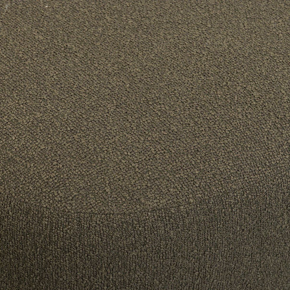 Domina Kale Green Boucle Ottoman by TOV Furniture at Eve Furniture