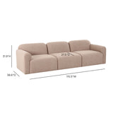 Gorge 116" Modular Sofa by TOV Furniture at Eve Furniture