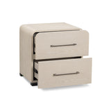Marissa 22" Ash 2-Drawer Nightstand by TOV Furniture at Eve Furniture