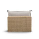 Cali Performance Fabric & Wicker Outdoor Armless Chair by TOV Furniture at Eve Furniture