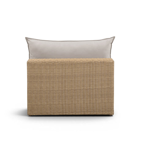 Cali Performance Fabric & Wicker Outdoor Armless Chair by TOV Furniture at Eve Furniture