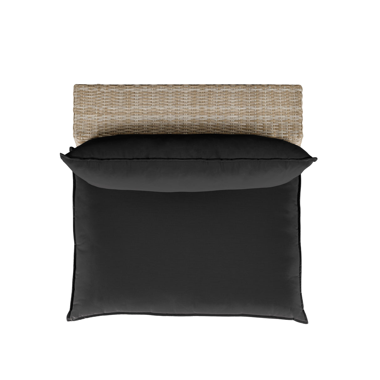 Cali Performance Fabric & Wicker Outdoor Armless Chair by TOV Furniture at Eve Furniture