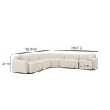 Travie 5-Piece Modular Large L-Sectional