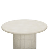 Fafo Beige Indoor/Outdoor Concrete Side Table by TOV Furniture at Eve Furniture