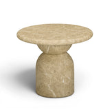 Cynthia Light Emperador Faux Marble Indoor/Outdoor Side Table by TOV Furniture at Eve Furniture