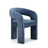 Malone Denim Blue Performance Fabric Dining Chair by TOV Furniture at Eve Furniture