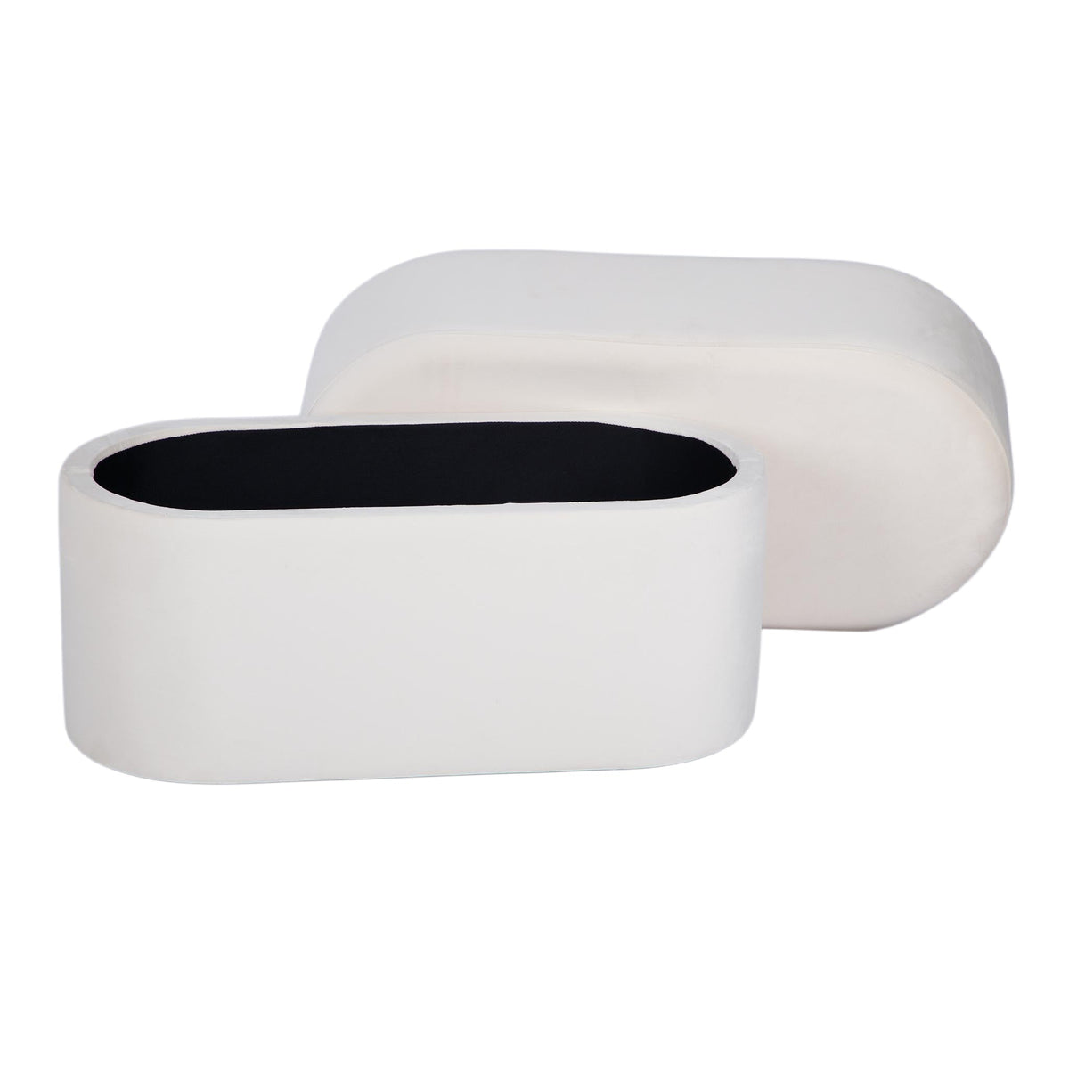 Andrea Performance Velvet Storage Bench (31"-50")