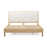 Rafaelle Natural Solid Ash King Bed by TOV Furniture at Eve Furniture