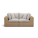 Cali 80" Performance Fabric & Wicker Outdoor Loveseat by TOV Furniture at Eve Furniture