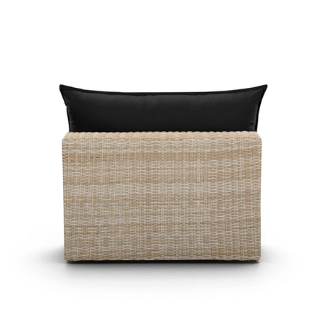 Cali Performance Fabric & Wicker Outdoor Armless Chair by TOV Furniture at Eve Furniture