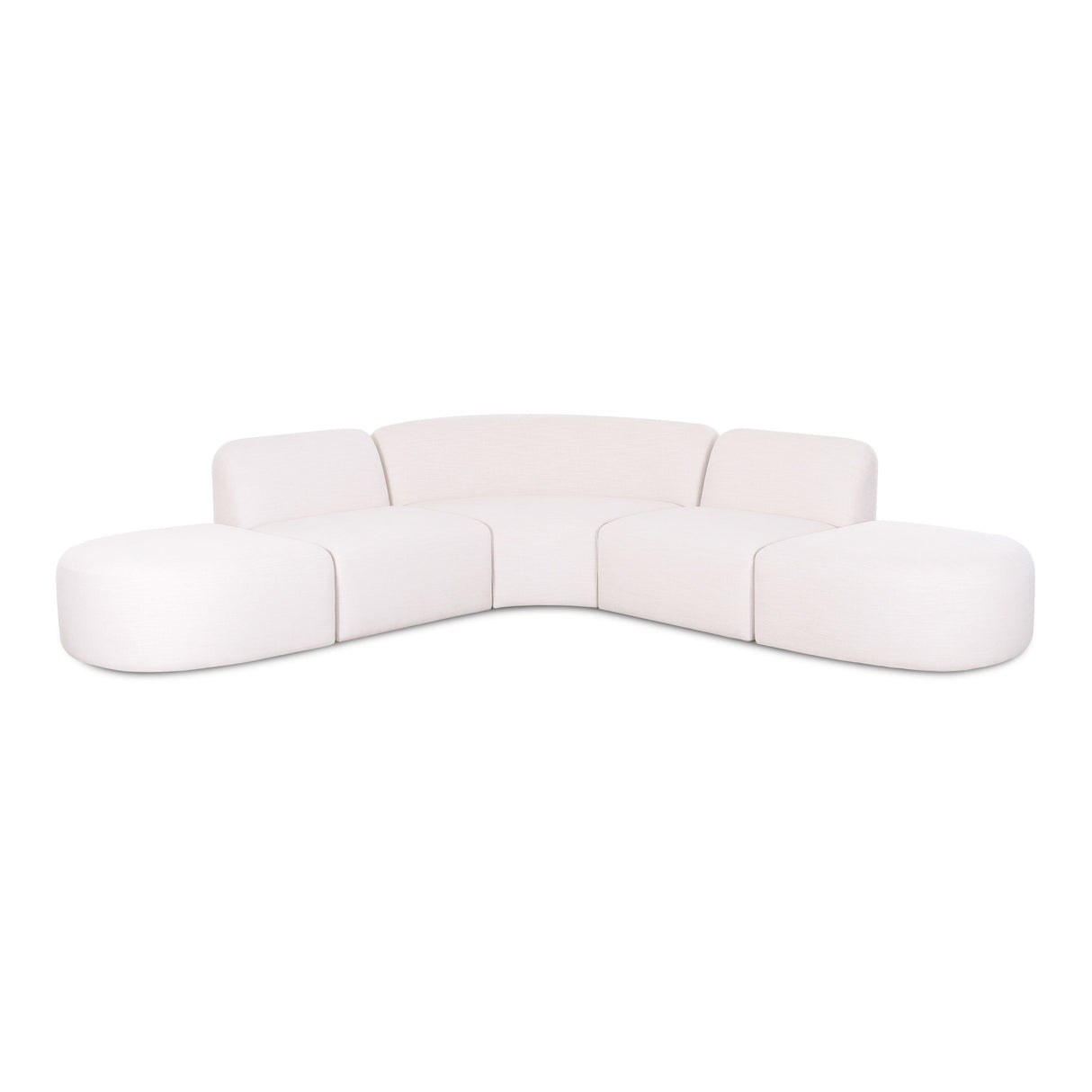 Gorge 5-Piece Modular Euro Sectional by TOV Furniture at Eve Furniture