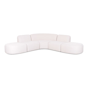 Gorge 5-Piece Modular Euro Sectional by TOV Furniture at Eve Furniture