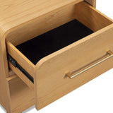 Marissa 22" Ash 2-Drawer Nightstand by TOV Furniture at Eve Furniture
