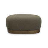 Domina Kale Green Boucle Ottoman by TOV Furniture at Eve Furniture