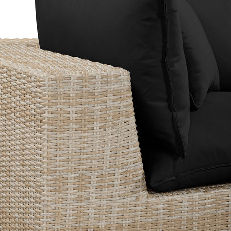 Cali 80" Performance Fabric & Wicker Outdoor Loveseat by TOV Furniture at Eve Furniture